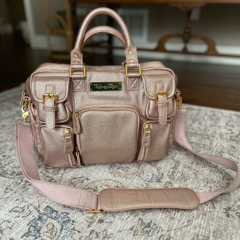 House of Flynn Rose gold Camera bag or diaper bag
